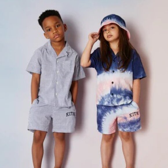 Kith Seersucker Havana Shirt + Short 4/5 - Picture 2 of 6